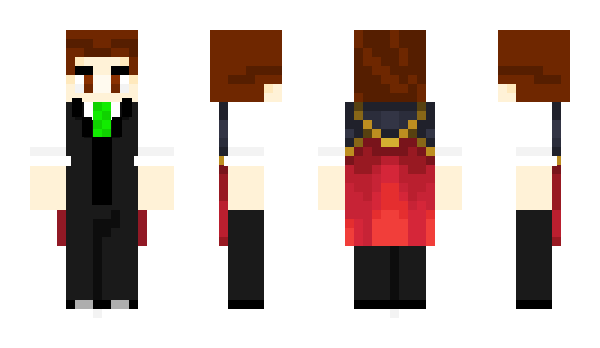 Minecraft skin CaptainCardinal