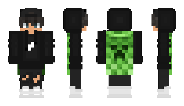 Minecraft skin luminosityblue