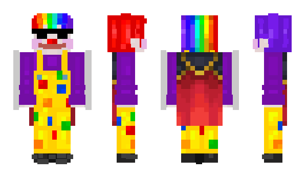 Minecraft скин по нику XOClown