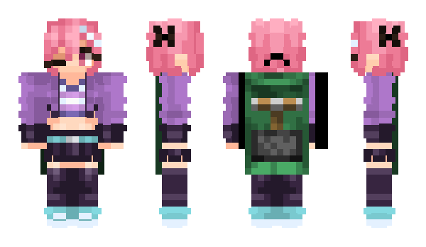 Minecraft skin FemboyAirsoft