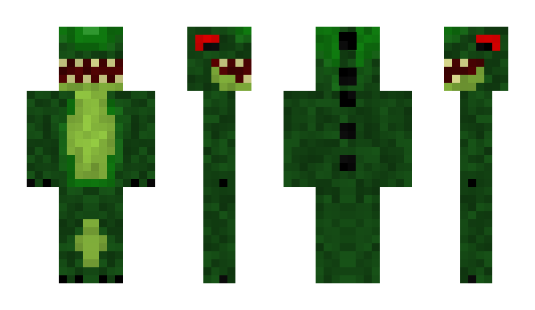 Minecraft skin Deinonychus