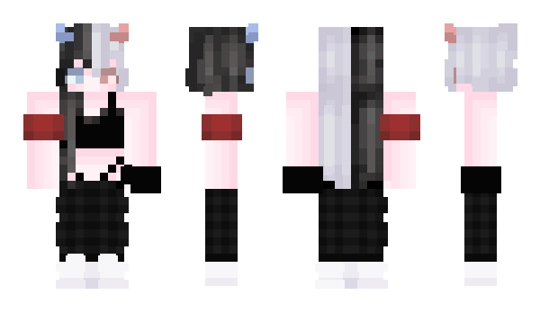 Minecraft skin MintyDixkMaidd