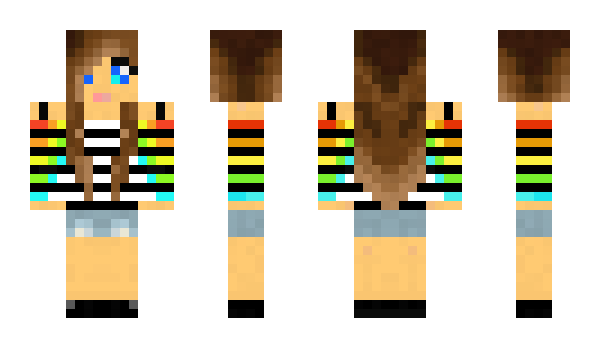 Minecraft skin german_girl