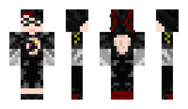 Minecraft skin beyonetta