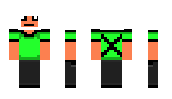 Minecraft skin Xexxy