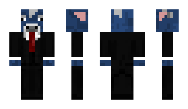 Minecraft skin Blue_cow__