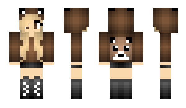 Minecraft skin Elisbet