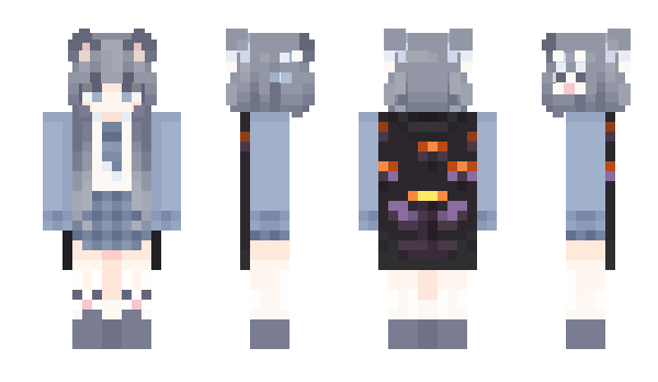 Minecraft skin CatRat