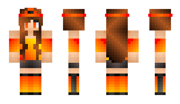 Minecraft skin Xeriana