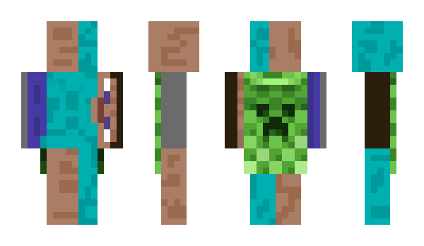 Minecraft skin nebeYEblue