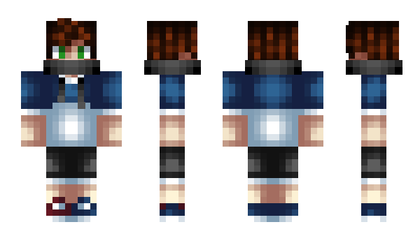 Minecraft skin sqdAnime