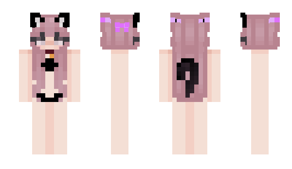 Minecraft skin FoxyCatTilly