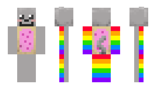 Minecraft скин по нику RainbowQueer