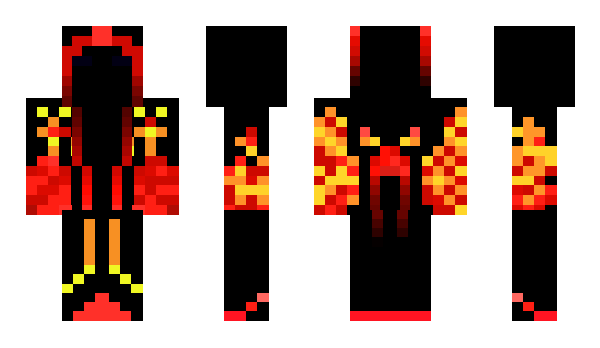 Minecraft skin FireWoolf