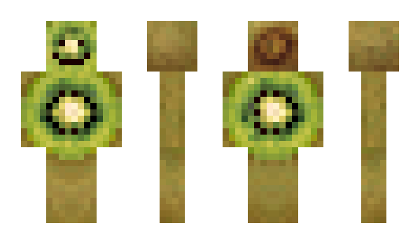 Minecraft skin KiwiFruit