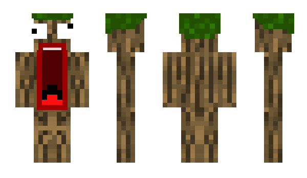 Minecraft skin Quertannenbaum