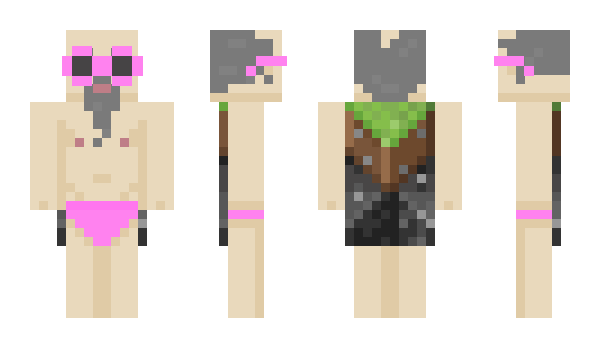 Minecraft skin Bezluda