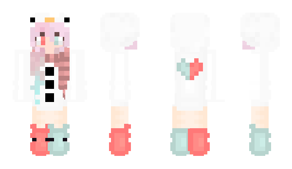 Minecraft skin Snow_ouo