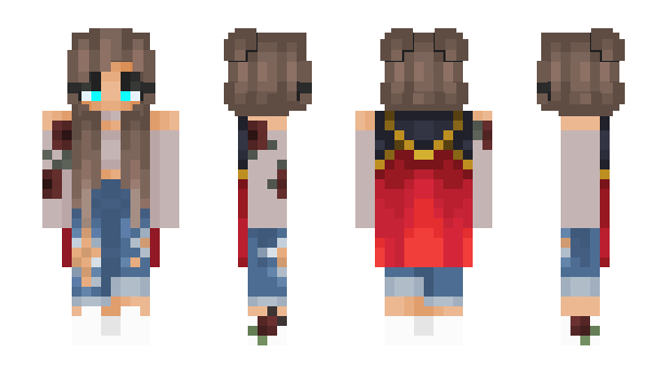 Minecraft скин по нику LuneMyx