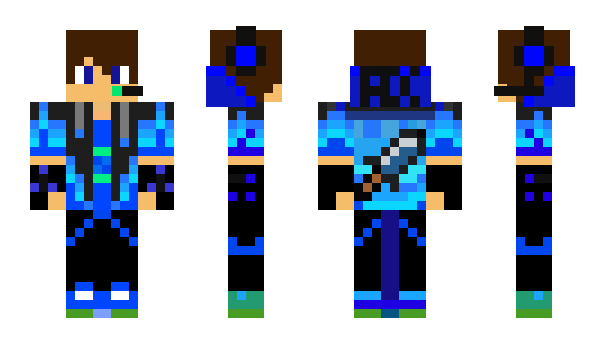 Minecraft skin Bluebeard