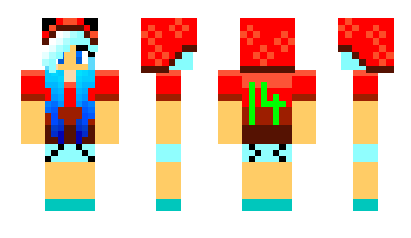 Minecraft skin allyblue