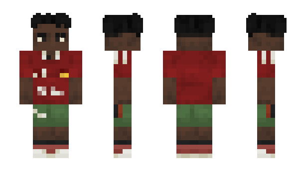 Minecraft skin ImIshowspeed