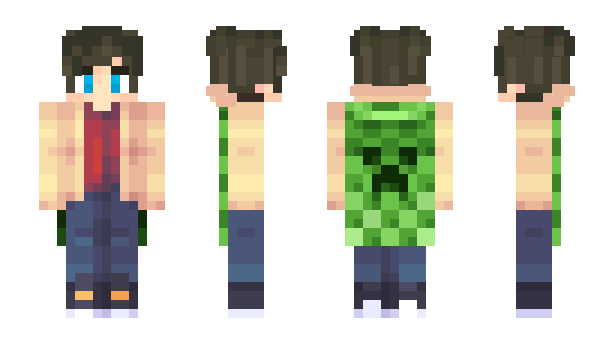 Minecraft skin RconMydrec