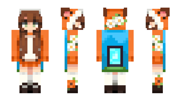 Minecraft skin VivienneFox