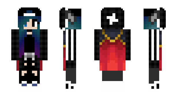 Minecraft skin KissMyAxe15