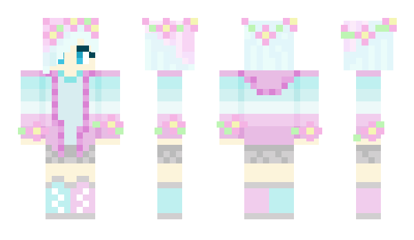 Minecraft skin F_Lili