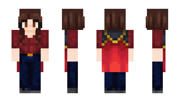 Minecraft skin red_ace_