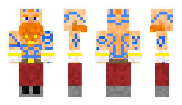 Minecraft skin Danskrieger