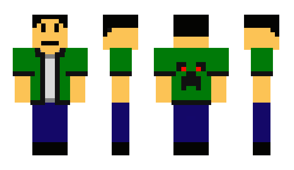 Minecraft skin Peashooter101