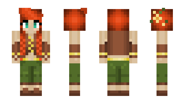 Minecraft skin flamemask