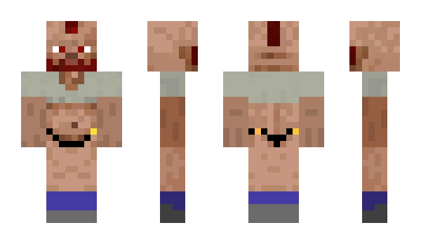 Minecraft skin Leopar