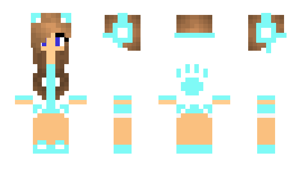 Minecraft skin NCSgirl