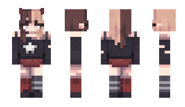 Minecraft skin Scarlett__Vixen