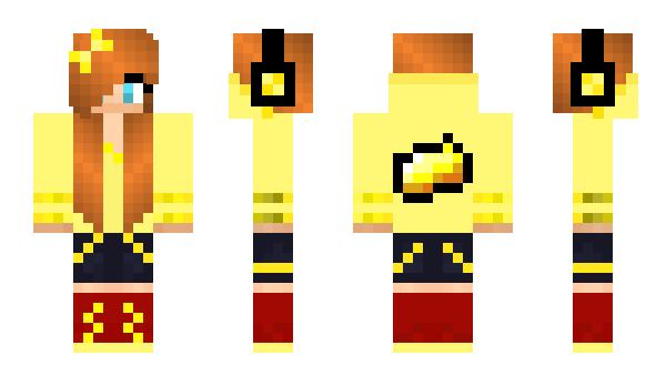 Minecraft skin ButterGirl