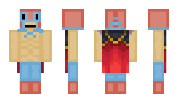 Minecraft skin red_w