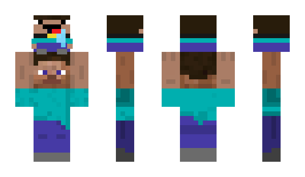 Minecraft skin HudbaBeZvuku