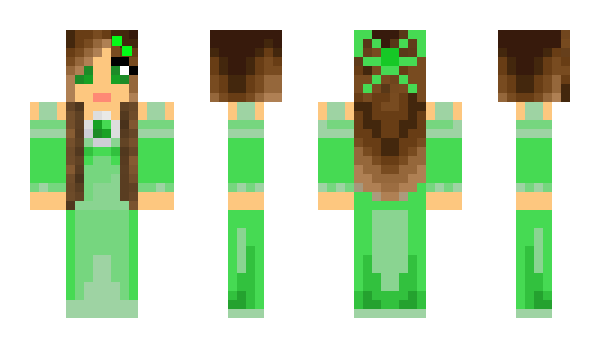 Minecraft skin emeraldlove