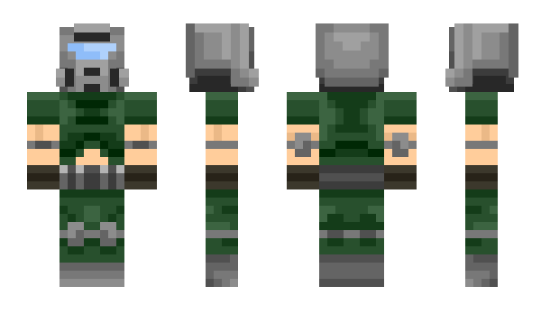 Minecraft skin foxknight