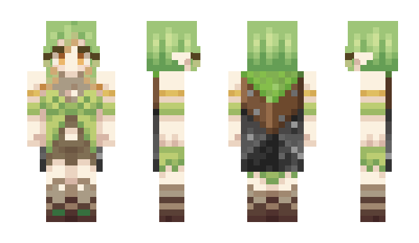 Minecraft skin MiiniFern
