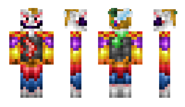 Minecraft skin orangemist
