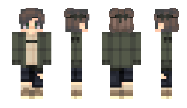 Minecraft скін по ніку Papirosik