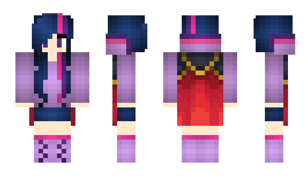 Minecraft skin Twilight_Sparkle