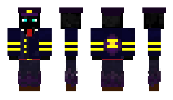 Minecraft skin BlackSlim