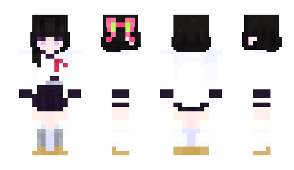 Minecraft скин по нику TsuyuriKannao