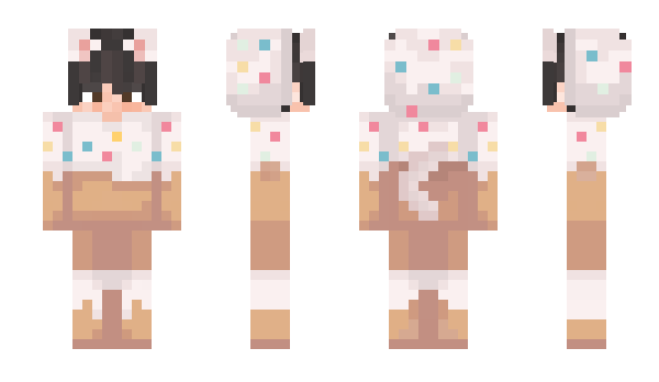 Minecraft skin CakeBFB