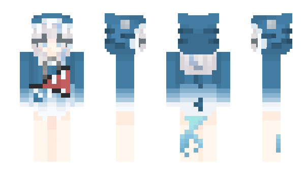 Minecraft скин по нику KonoMingRain